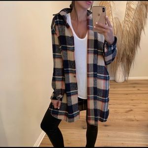 ↩️ reposh - Plaid Fall Flannel Shacket